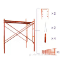 5.6&#39;7 &quot;Arch Walk-thru Scaffold Zinc Steel Fence